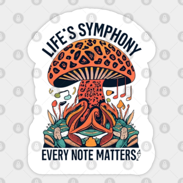 Life symphony Sticker by designe stor 